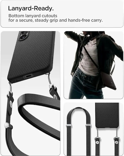 Spigen Liquid Air Back Cover Σιλικόνης Matte Black (Galaxy S26)