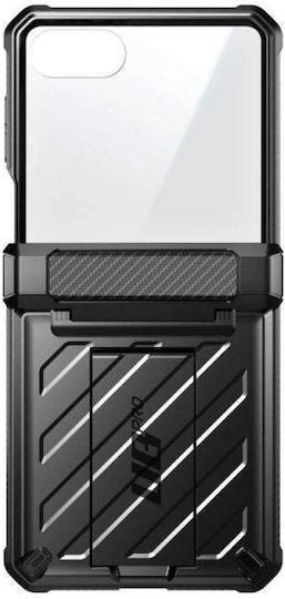 Supcase Unicorn Beetle Pro Book Silikon / Gehärtetes Glas / Kunststoff Schwarz (Galaxy Z Flip8)