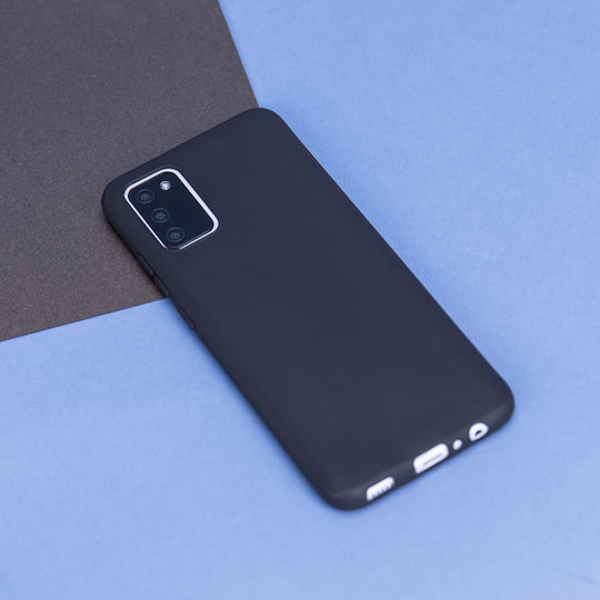 Matt Задна корица Силикон Черен (Oppo Reno 14)