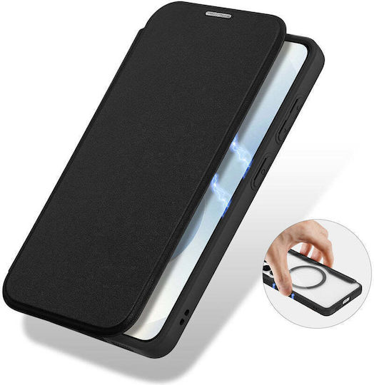 Samsung Galaxy S26 5g Dux Ducis Skin X Pro Series Flip Case Synthetic Leather Pu Black Rfid Wallet