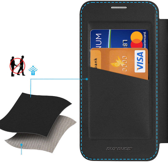 Samsung Galaxy S26 5g Dux Ducis Skin X Pro Series Flip Case Synthetic Leather Pu Black Rfid Wallet