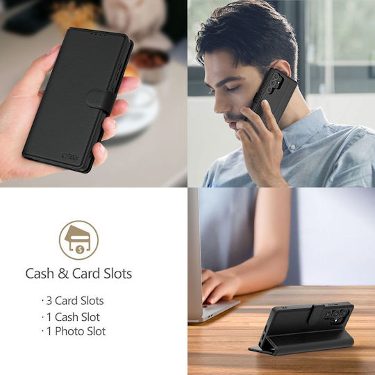 Tech-Protect Wallet Δερματίνης / Σιλικόνης Μαύρο (Xiaomi Poco F8 Pro)
