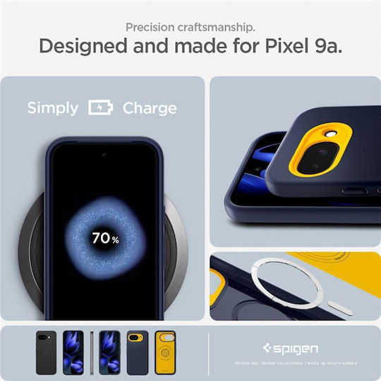 Spigen Nano Pop Задна корица Силикон Тъмносин (Google Pixel 9a)