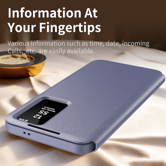 Techsuit Book Μωβ (Galaxy S26 FE)