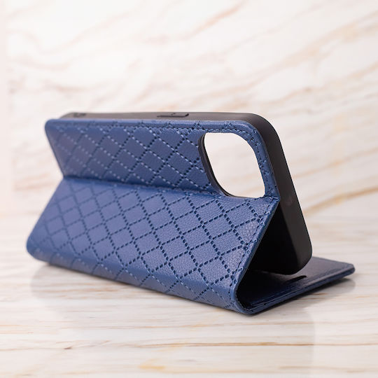 Smart Book Leather Navy Blue (Redmi Note 15 Pro+ / Poco M8 Pro)