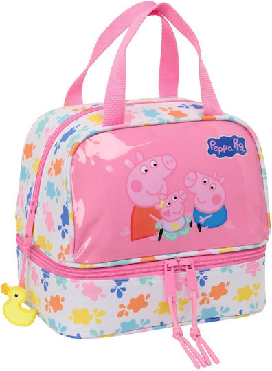 Peppa Pig Σχολική Ισοθερμική Θήκη Φαγητού Πολύχρωμη Peppa Pig 20x15x20cm
