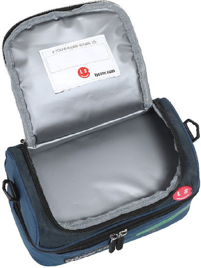 Lyc Sac Kids' Insulated Lunch Bag Handbag 5.5L Blue 15x14x24cm