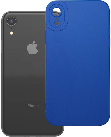 Matt Back Cover Σιλικόνης Μπλε (iPhone XR)