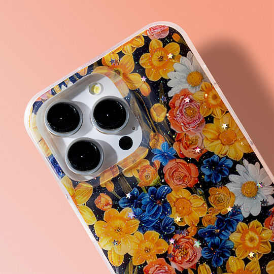 TelForceOne Glow Glam Back Cover Σιλικόνης 2mm Πορτοκαλί (Moto G56)
