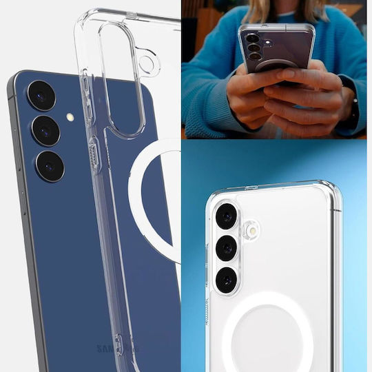 Spigen Ultra Hybrid MagSafe Back Cover Σιλικόνης / Πλαστικό 2mm Διάφανο (Galaxy S25 FE)