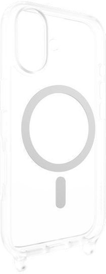 Mageasy Roar M With Lanyard Задна корица Силикон с Каишка Прозрачен (iPhone 17)