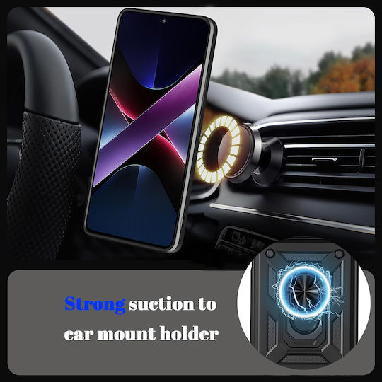 Techsuit Back Cover Albastru (Poco F8 Pro)