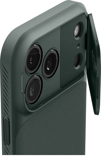 Spigen Optik Armor Umschlag Rückseite Silikon / Kunststoff 2mm Grünes (iPhone 17 Pro Max)