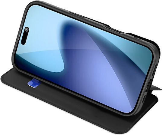 Dux Ducis Skin Buchen Sie Silikon / Synthetisches Leder Schwarz (iPhone 17)