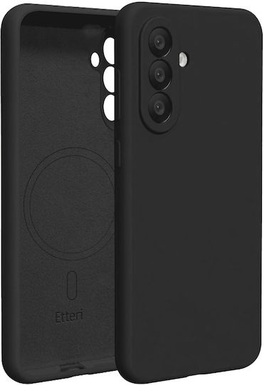 Etteri Mag Back Cover Σιλικόνης Μαύρο (Galaxy A37)
