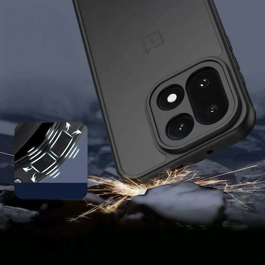 Tech-Protect Magmat Задна корица Силикон / Пластмаса Черен (OnePlus 15)
