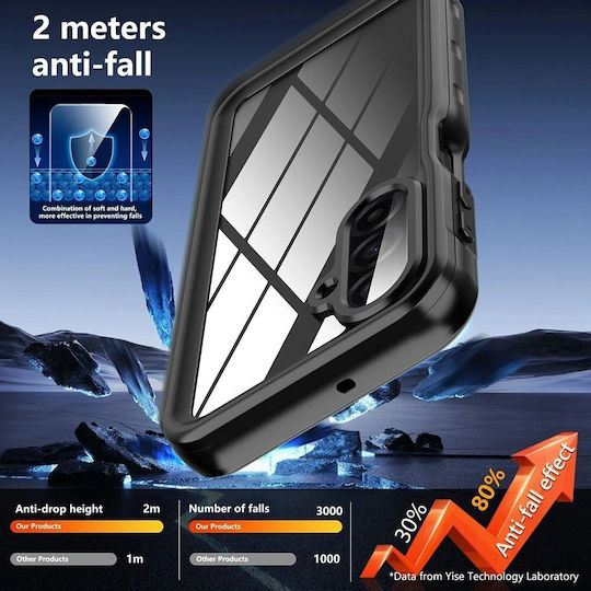 Shellbox 360 Vollschutz Silikon / Kunststoff Wasserdicht Schwarz (Galaxy A17)