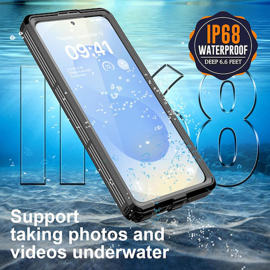 Shellbox 360 Vollschutz Silikon / Kunststoff Wasserdicht Schwarz (Galaxy A17)