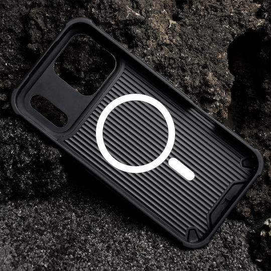 Defender 2in1 Магнитен Калъф За iPhone 14 6 1 Черен