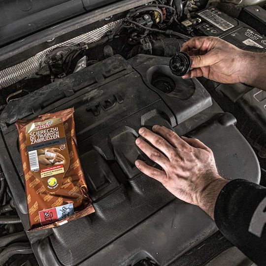 Moje Auto Lavete din microfibră de curățenie pentru tapițerie - piele auto kaki 24 buc