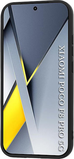 Techsuit Softflex Задна корица Силикон Черен (Poco F8 Pro)