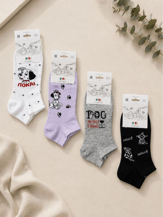 YTLI Women Socks Multicolour 4Pack YTLI Women Socks Multicolour 4Pack