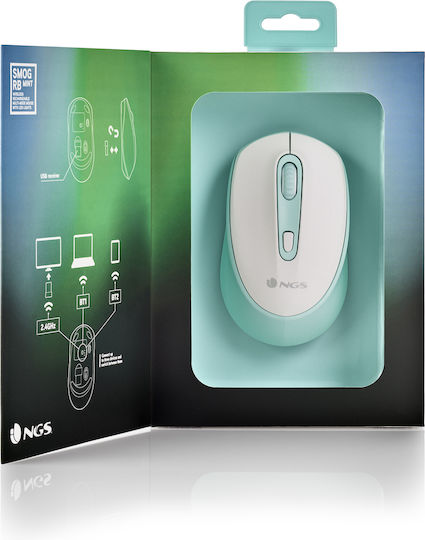 NGS Multimode Smog Kabellos Bluetooth Maus Weiß