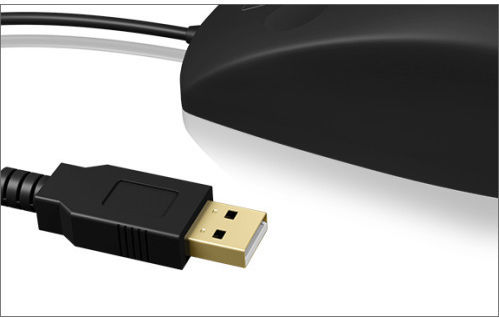 KeySonic KSM-5030M-B Ενσύρματο Ποντίκι Μαύρο