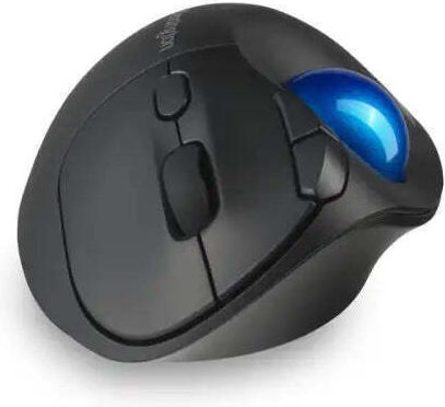Kensington Pro Fit Ergo Tb450 Wireless Ergonomic Bluetooth Mouse with Trackball Gray