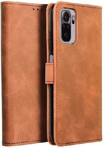 Forcell Tender Book Piele artificială Maro (Redmi 10 / 10 2022 )