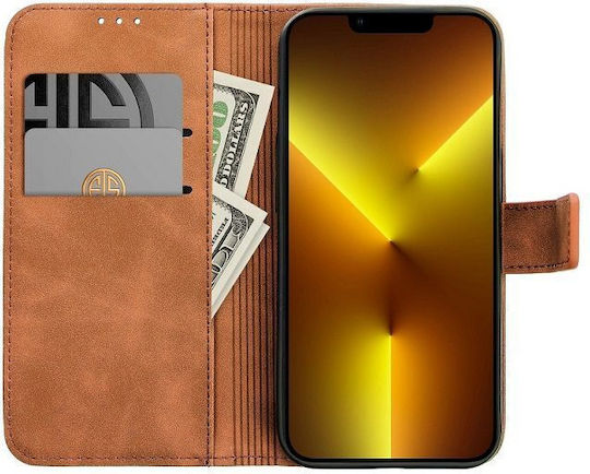 Forcell Tender Book Piele artificială Maro (Redmi 10 / 10 2022 )