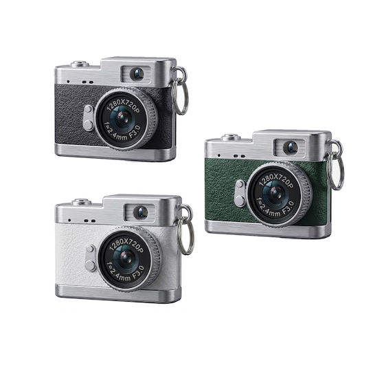 Spy Camera Mini Keychain 1080p with Memory Card Slot