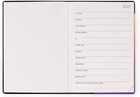 Legami Milano Weekly Agenda 2027 9.5x13.5cm