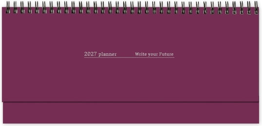 adBook Wöchentlich Planer 2027 Spirale 11x31cm