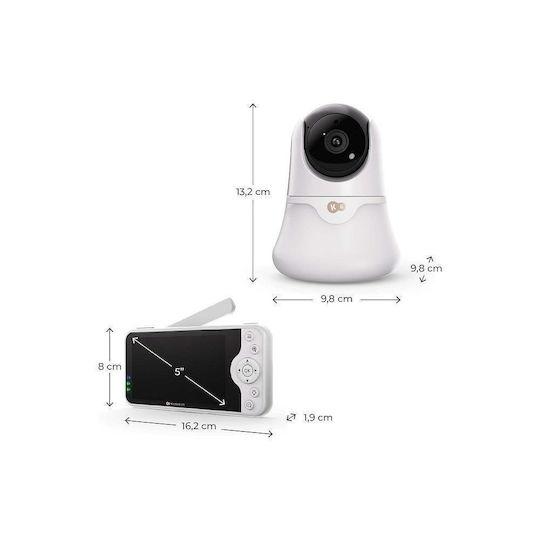 Kinderkraft Nite Eye Glow Monitor Pentru Bebeluși Fără Fir și Audio Bidirecțională