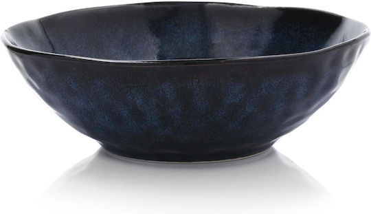 Duka Bol Servire Rotund Ceramic Albastru