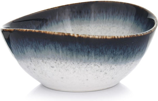 Duka Round White Porcelain Serving Bowl