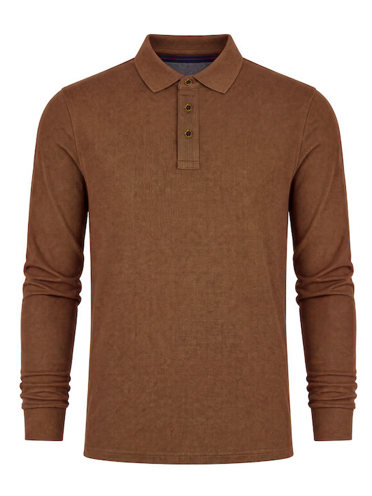 Polo Long Sleeve Blouse Brown