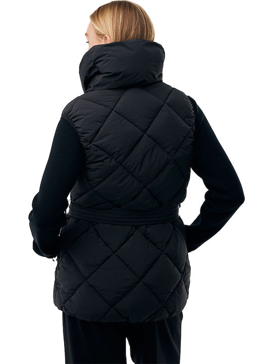 Women's Sleeveless Winter Jacket Black