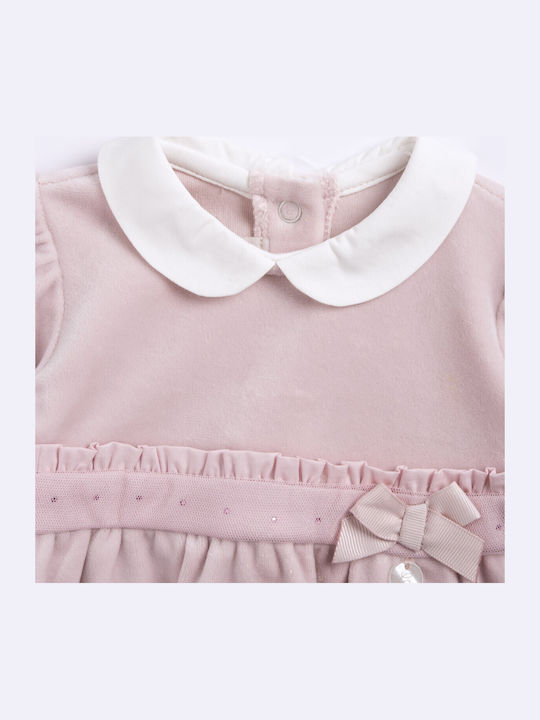 Girls Long Sleeve Dress Pink 102693-015-9-12M