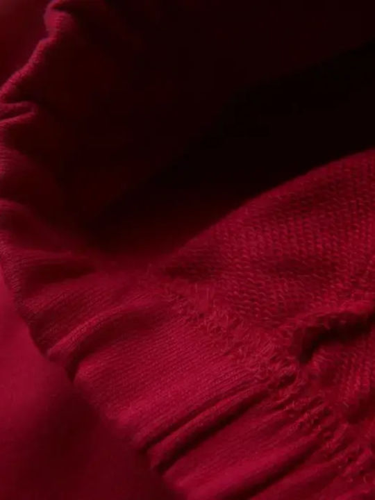 Kids Sweatpants Set With Jacket Burgundy
