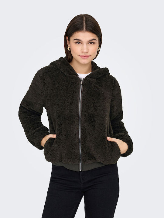 Kurze Damen Strickjacke Chocolate Torte