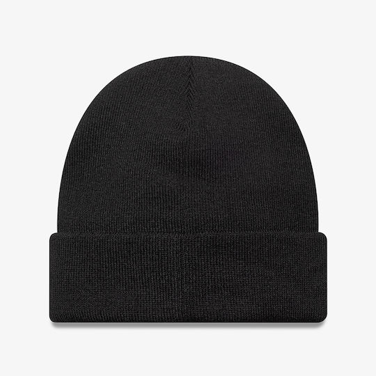 Cuff Beanie Men's Knitted Beanie in Black Colour