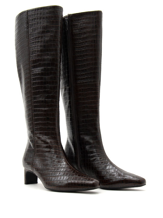Leather Women's Boots Brown