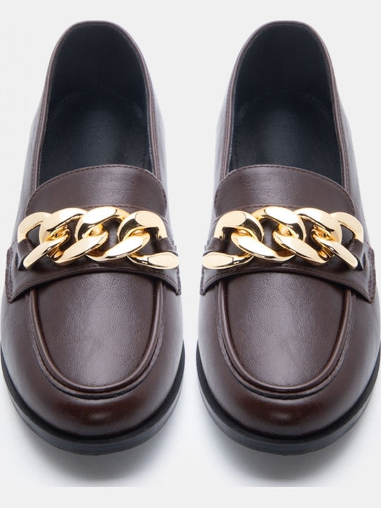 Women's Moccasins in Brown Colour