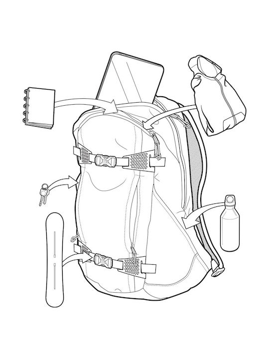 Burton Day Hiker 22lt Lila Rucksack