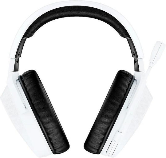 HyperX Cloud Stinger 3 PlayStation Ασύρματο Over Ear Gaming Headset με σύνδεση USB / Bluetooth Λευκό