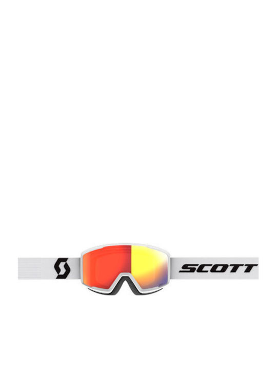 Scott Scott Ski- und Snowboardbrille Für Erwachsene Weiße Mit Schwarzfarbenem Glas Scott Scott Ski- und Snowboardbrille Für Erwachsene Weiße Mit Schwarzfarbenem Glas