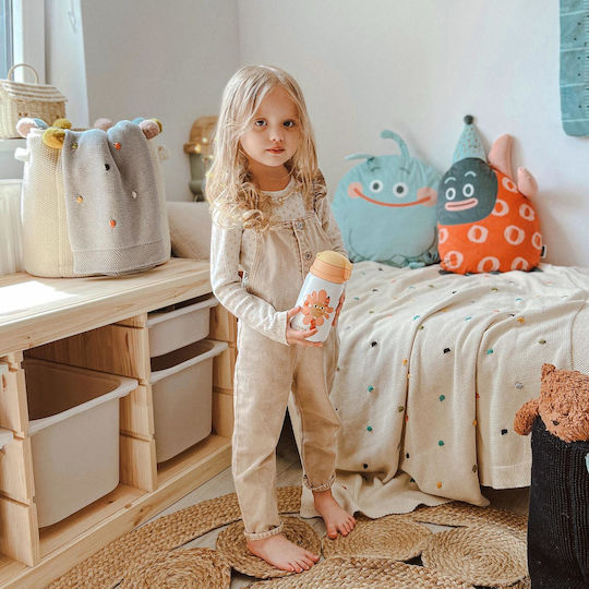 Duka Babydecke Kinderbett Baumwolle Grau 100x130cm