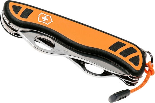 Victorinox Hunter Xt Grip Swiss Army Knife Keychain 6 Tools Orange